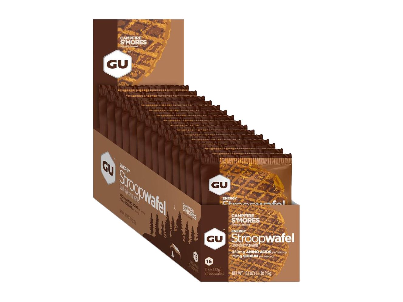 GU Energy Stroopwafel Box of 16