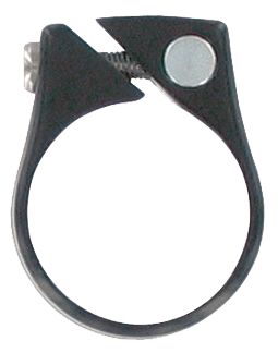 Bontrager Pièce pour tige de selle - Collier 35,0 mm M6 - Noir - Compatible Carbone