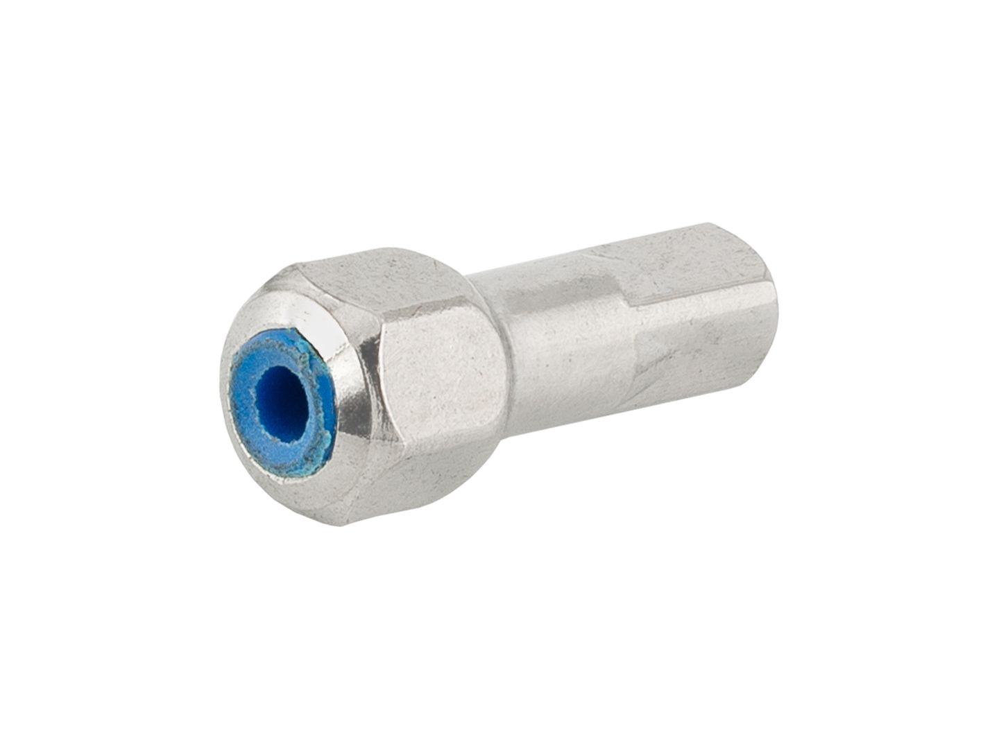 Spoke Alpina Nipple Hex Head Brass Locking Silver