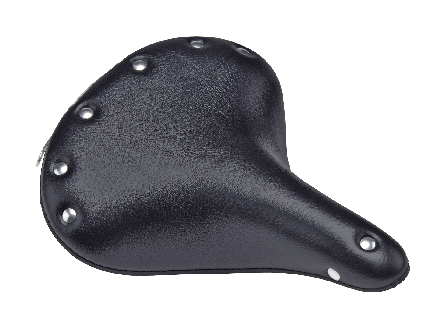 Selle Vélo Ancienne Gelre - Simili Cuir Noir - Vélo Ville - Occasion Pays-Bas