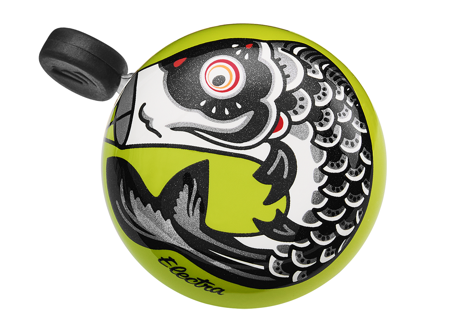 Sonnette De Vélo Electra Domed Ringer Bell Straight 8 - Design Coloré, Installation Facile Sur Guidon