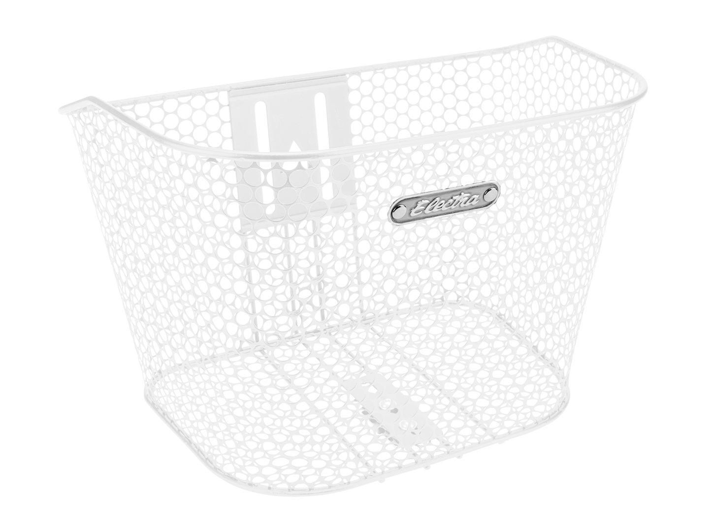 Basket Electra Honeycomb Headset Mounted White Front