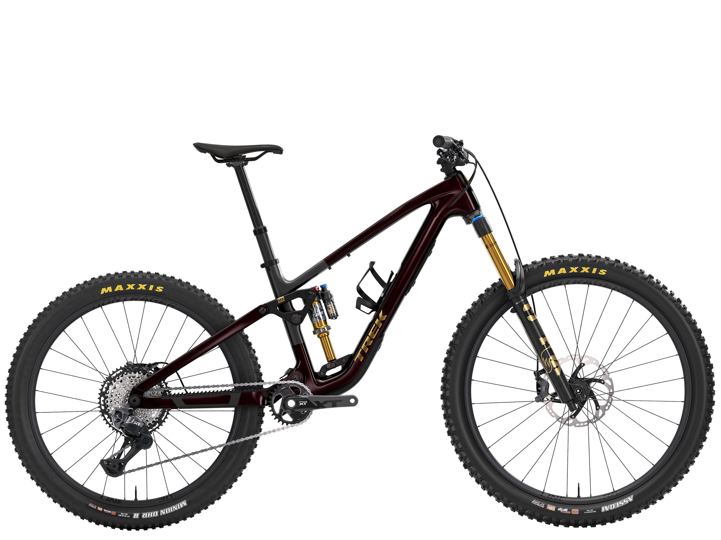 Fuel MX 9.8 XT DI2 S Gloss Dark Carmine / Matte Trek Black
