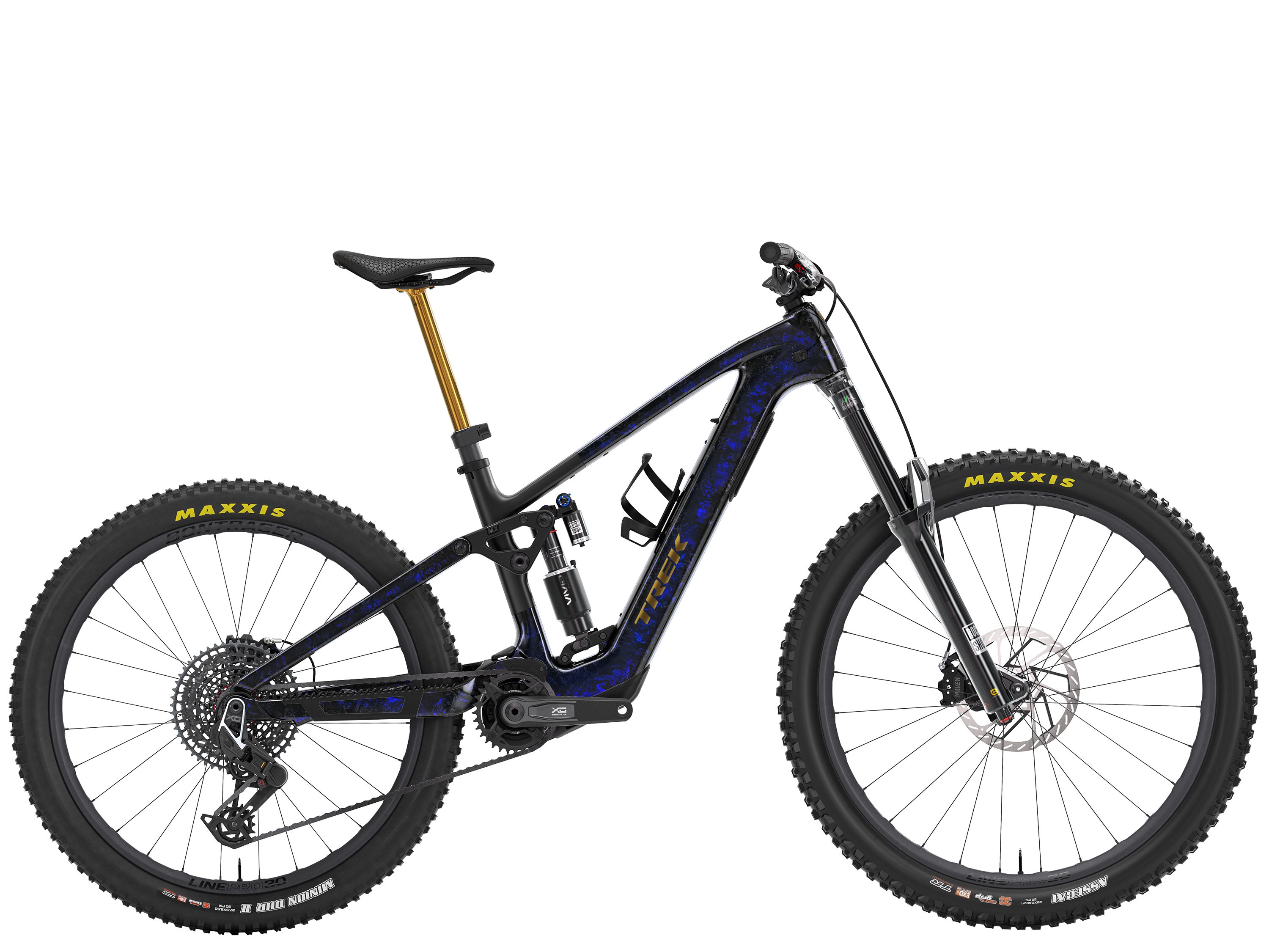 FUEL+ MX 9.9X0AXS EU XL Gloss Navy Smoke / Matte Trek Black