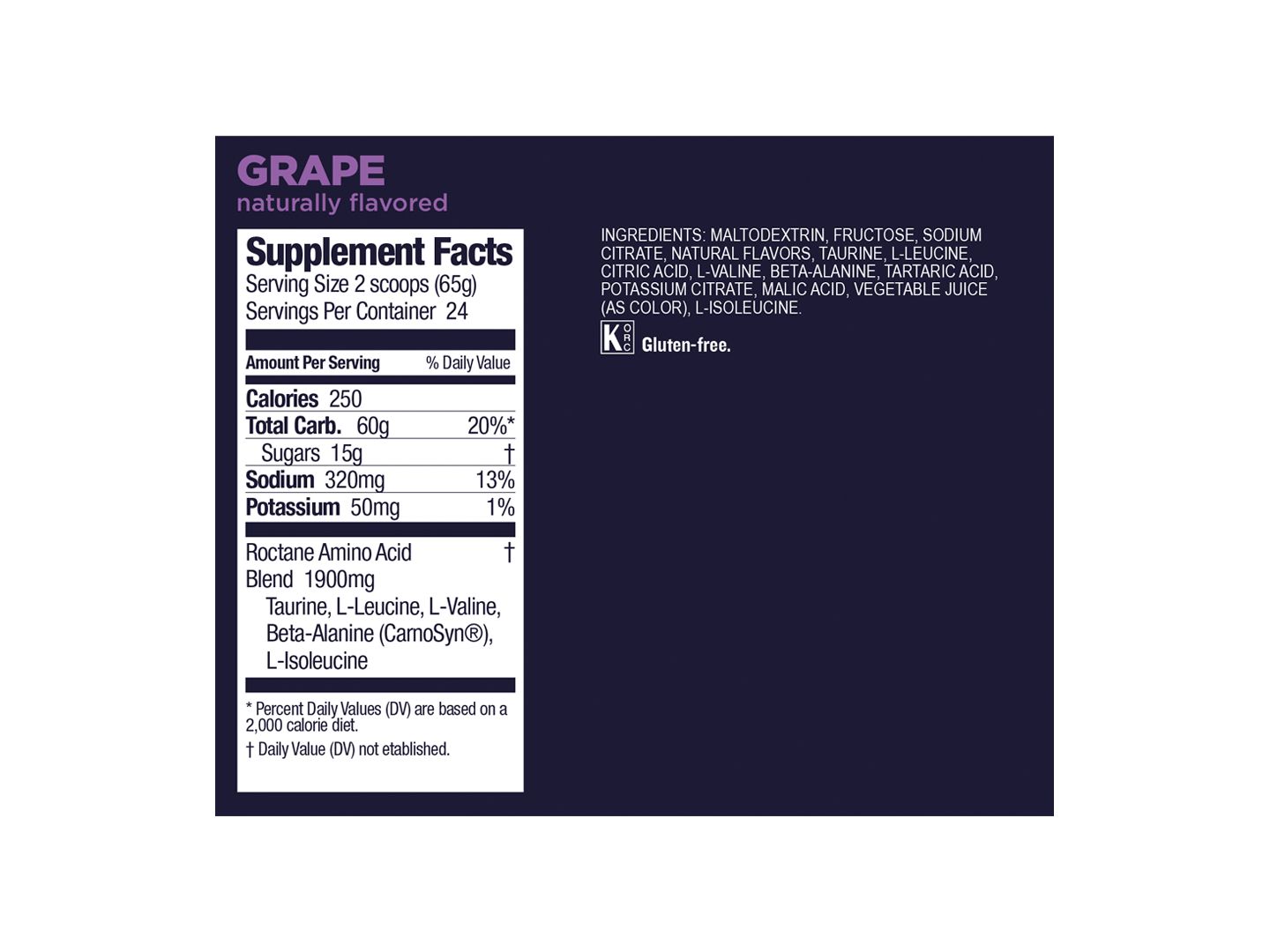 GU Roctane Energy Drink Mix 24-Serving Canister