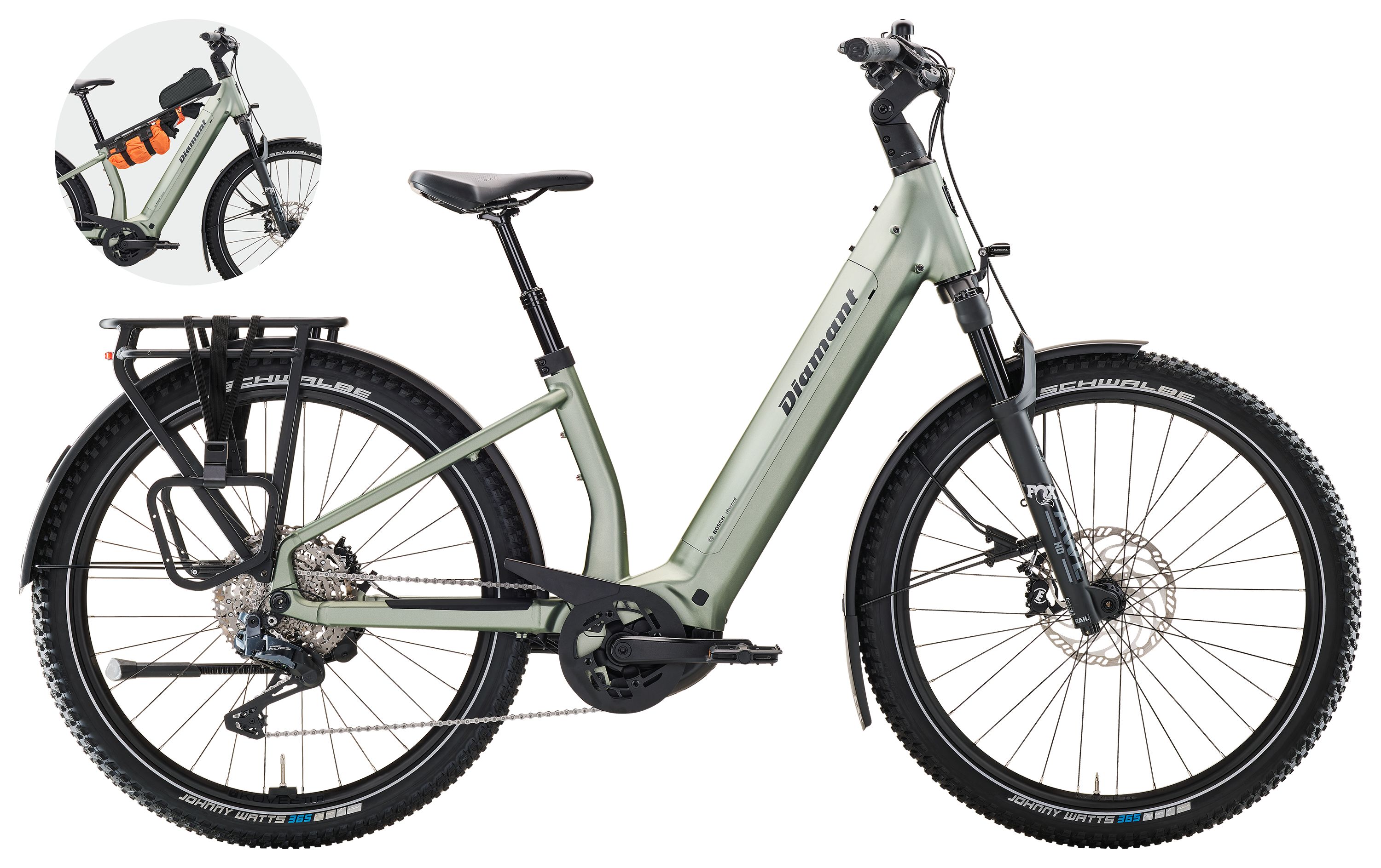 Suvea E-SUV - Innovative Full Power E-Bike from Diamant