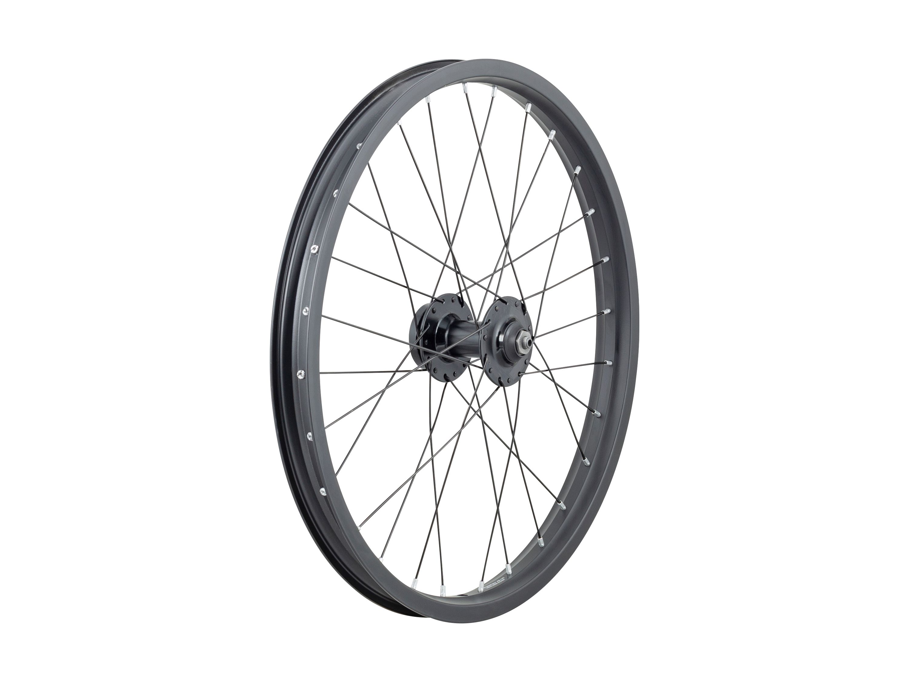 Wheel Front Trek JK30/DC20 6-bolt Disc 20"" 28H QR Black
