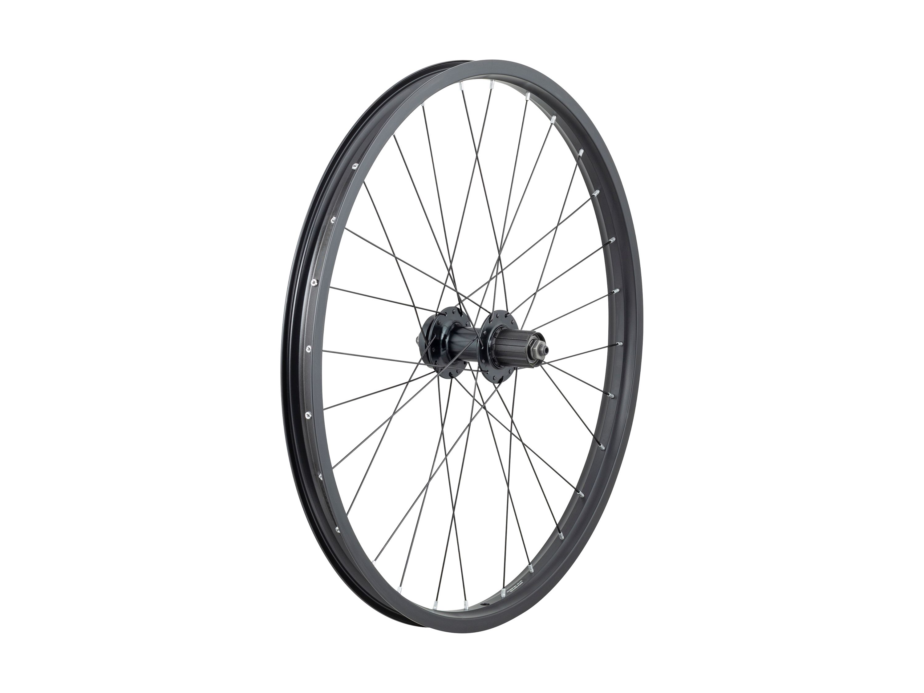 Wheel Rear Trek JK30/DC22 6-bolt 24"" 28H QR 8-Speed Black