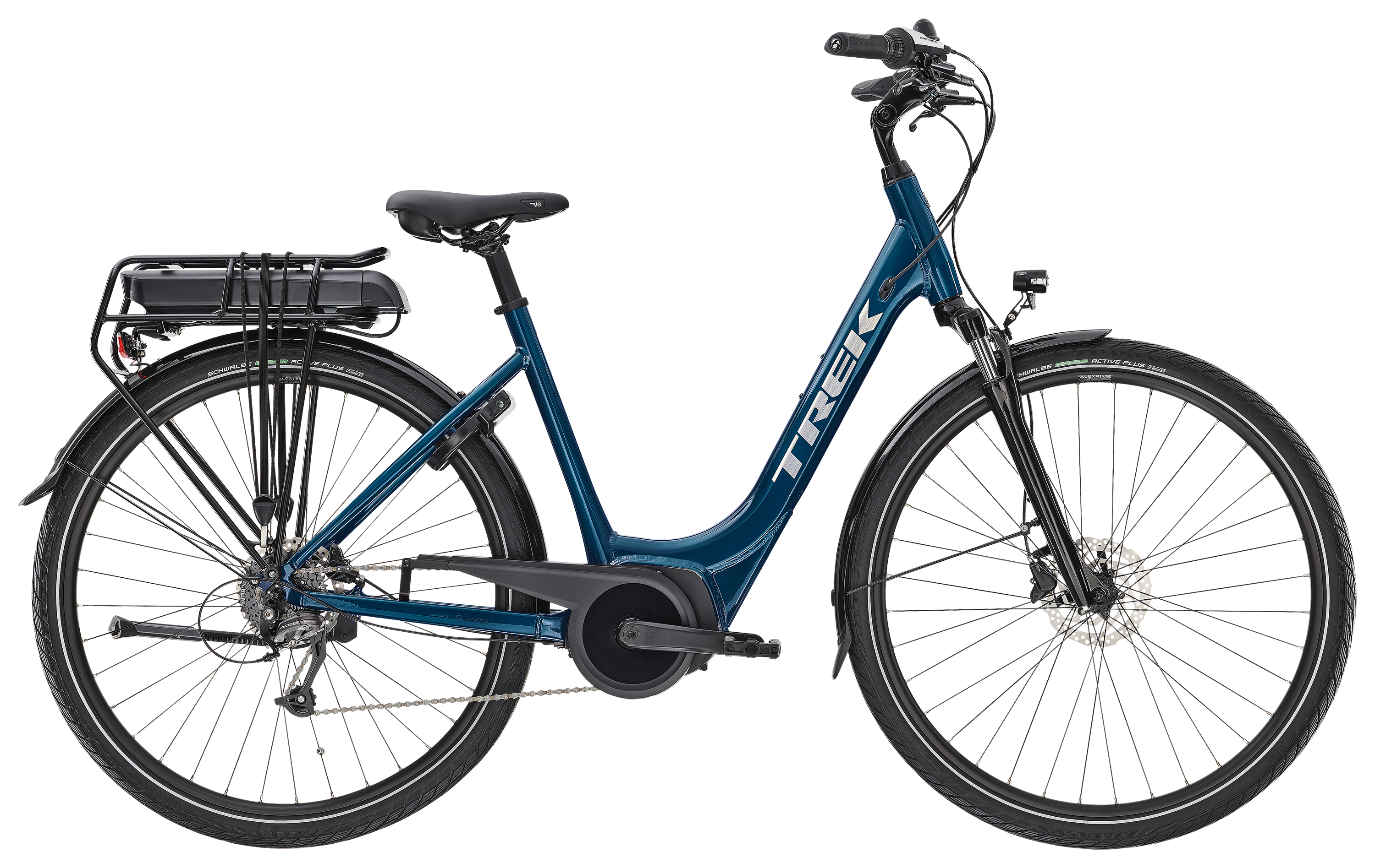 Vélo ville électrique Trek Verve+ 1 Lowstep 300WH