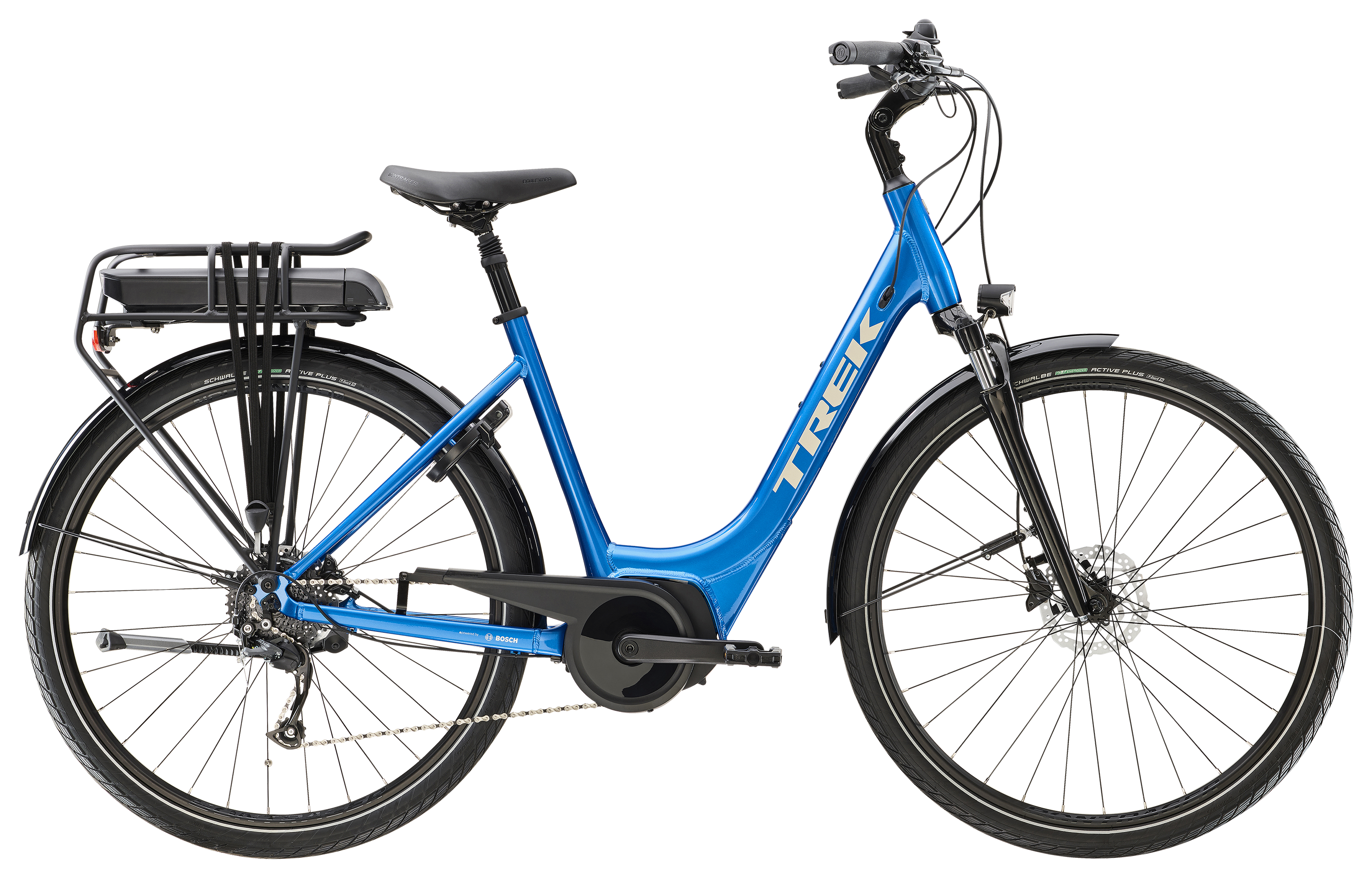 Vélo ville électrique Trek Verve+ 2 Lowstep 500WH