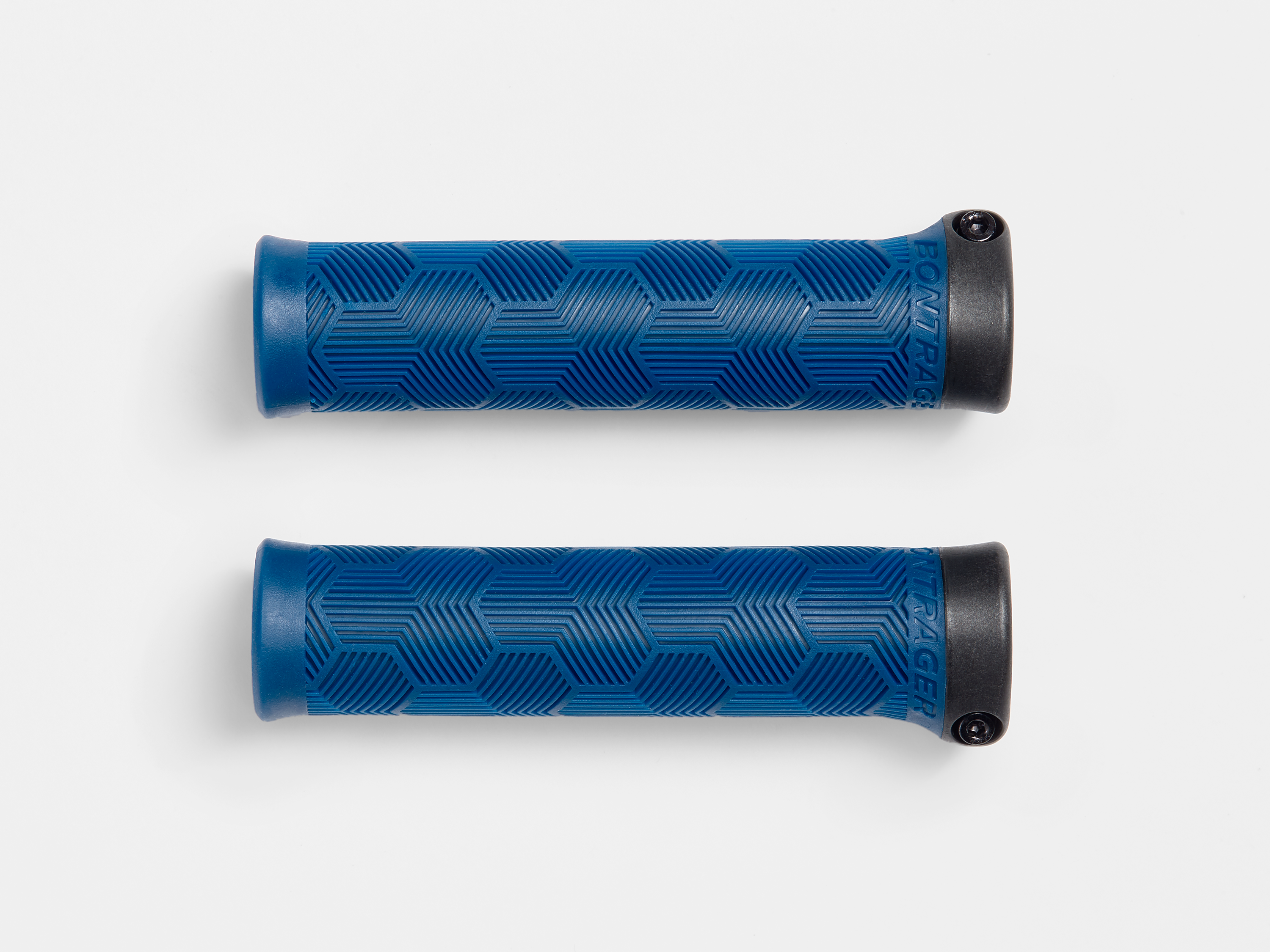 Poignée Bontrager XR Trail Comp en plastique recyclé, bleu mulsanne