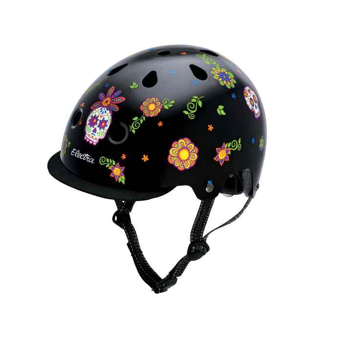 Electra Sugar Skulls Bike Helmet Electra Bikes GB