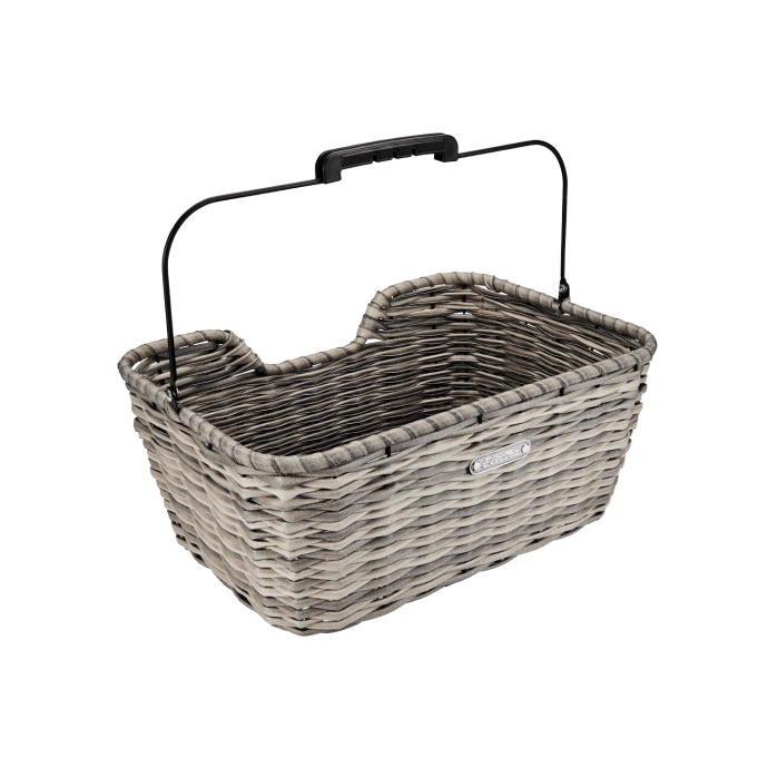 electra woven rattan rectangular basket