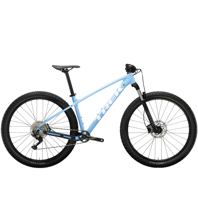 Bicicleta MTB Trek Marlin 5 Gen 2 Celeste Talla S Aro 27.5 (Marco Curvo)