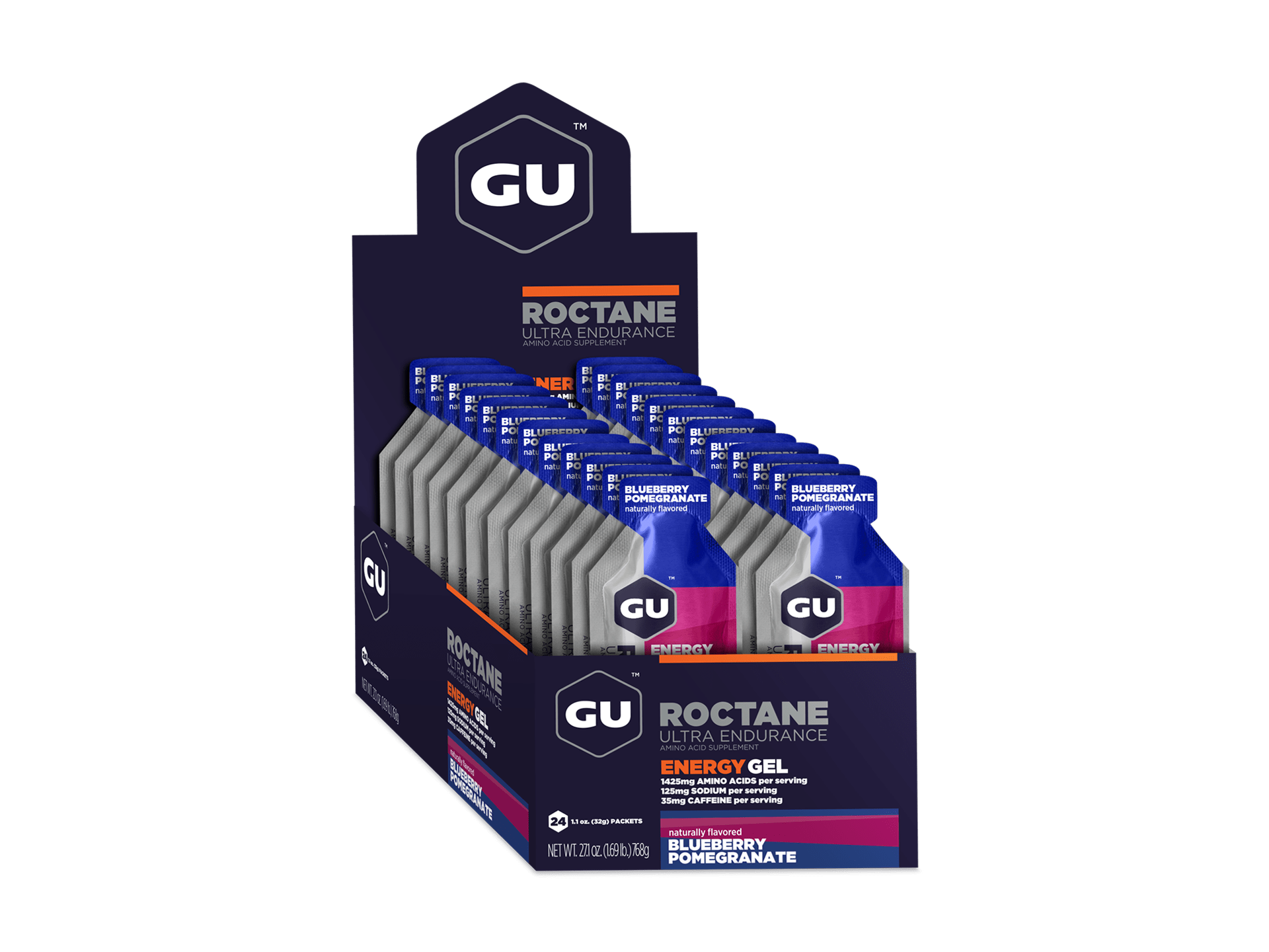 GU Roctane Energy Gel Box of 24