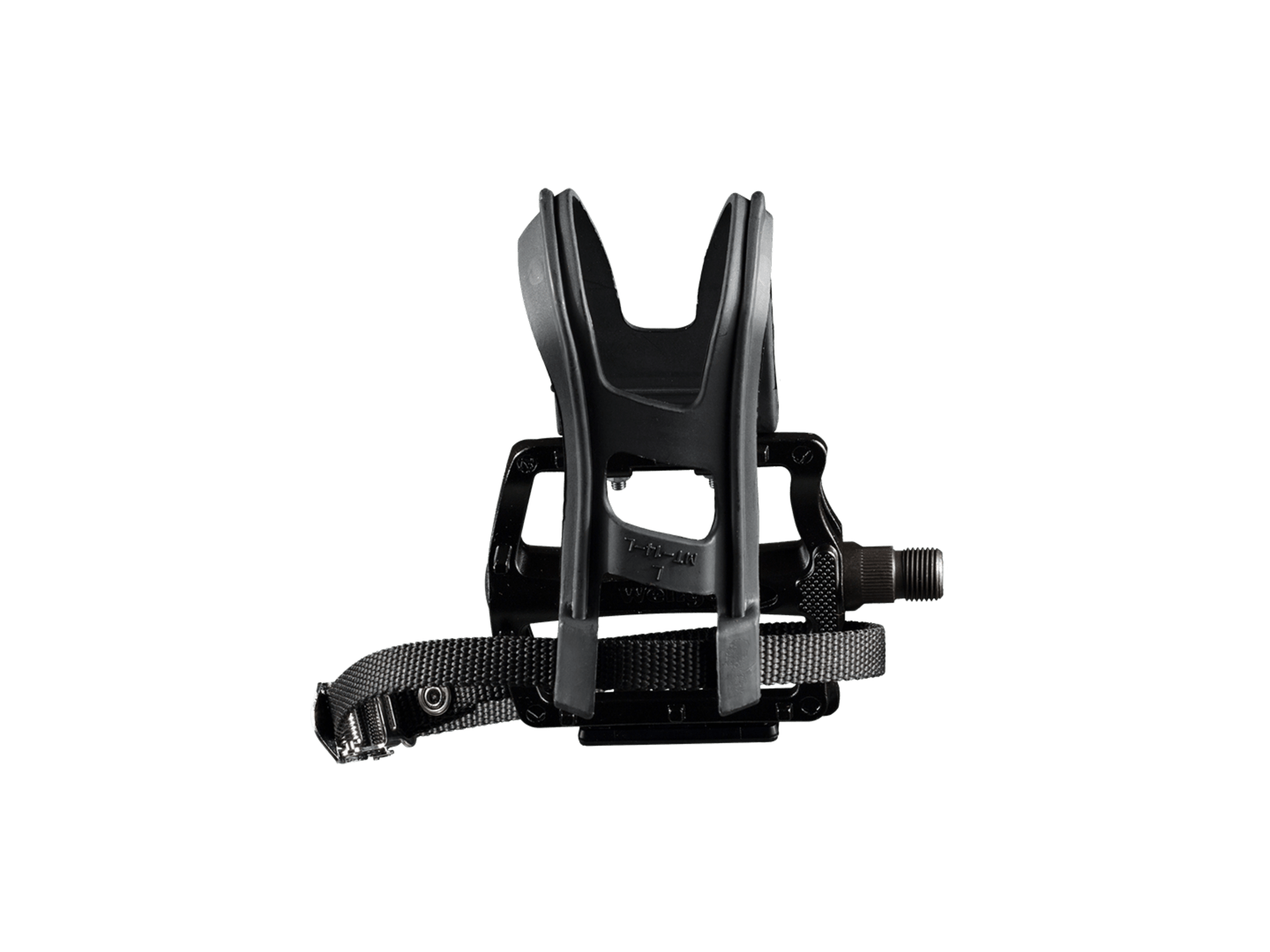 Wellgo B197T Resin Platform Pedal Set with Clip & Strap