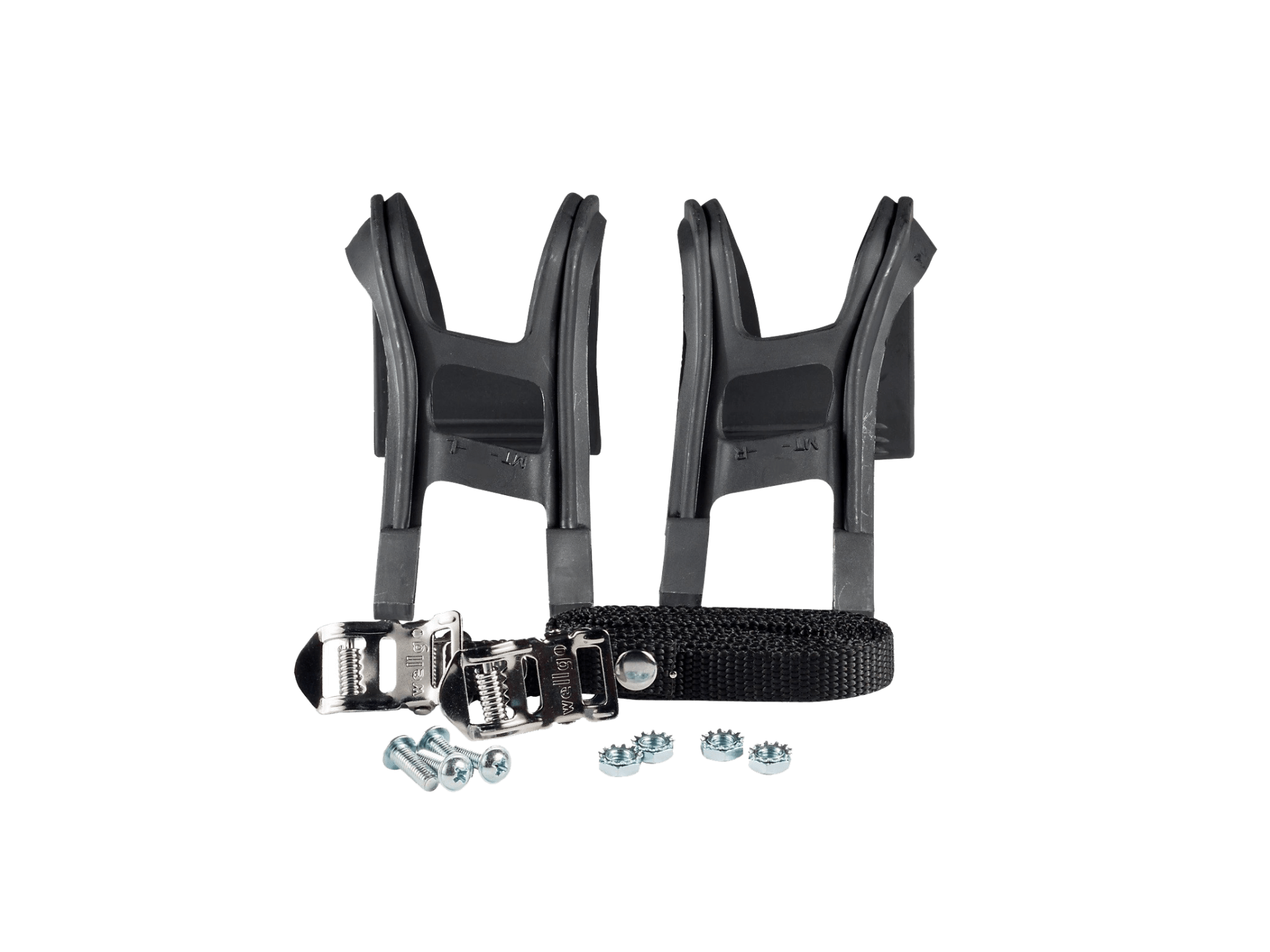 Wellgo MT- Toe Clip & Strap Set