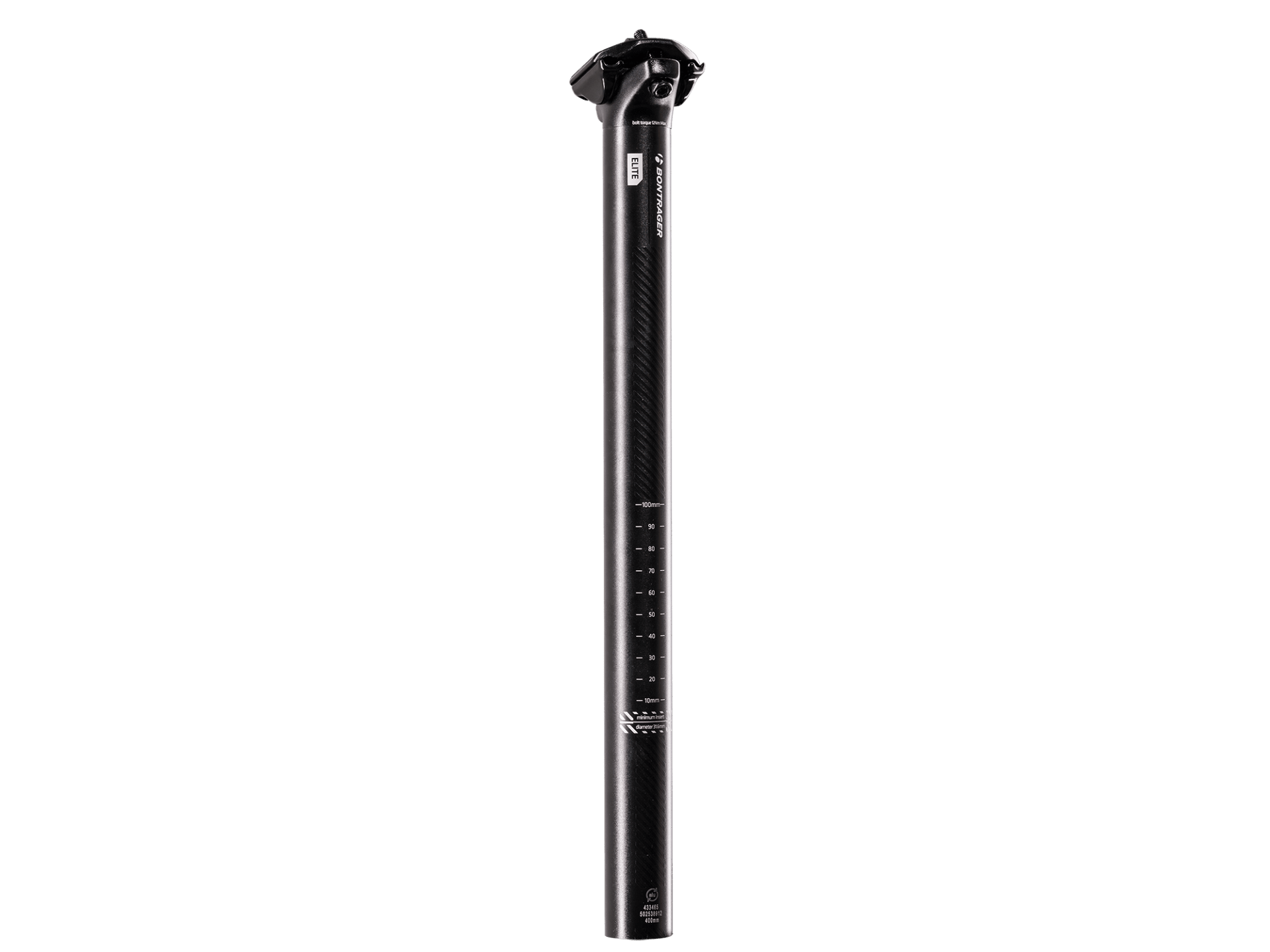 Photo - Tige de selle Bontrager Elite 31.6mm x 400mm x 0mm