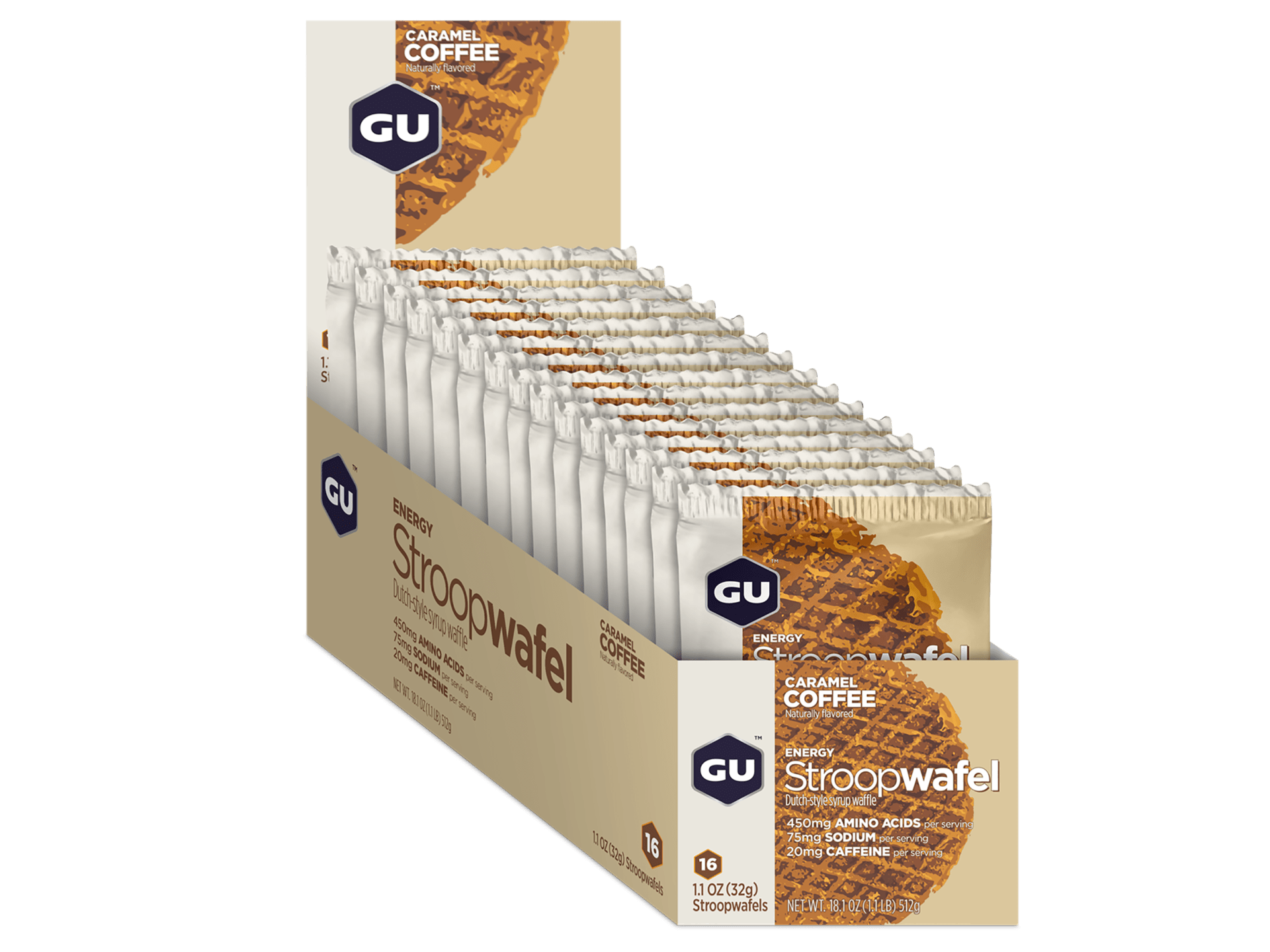 GU Energy Stroopwafel Box of 16