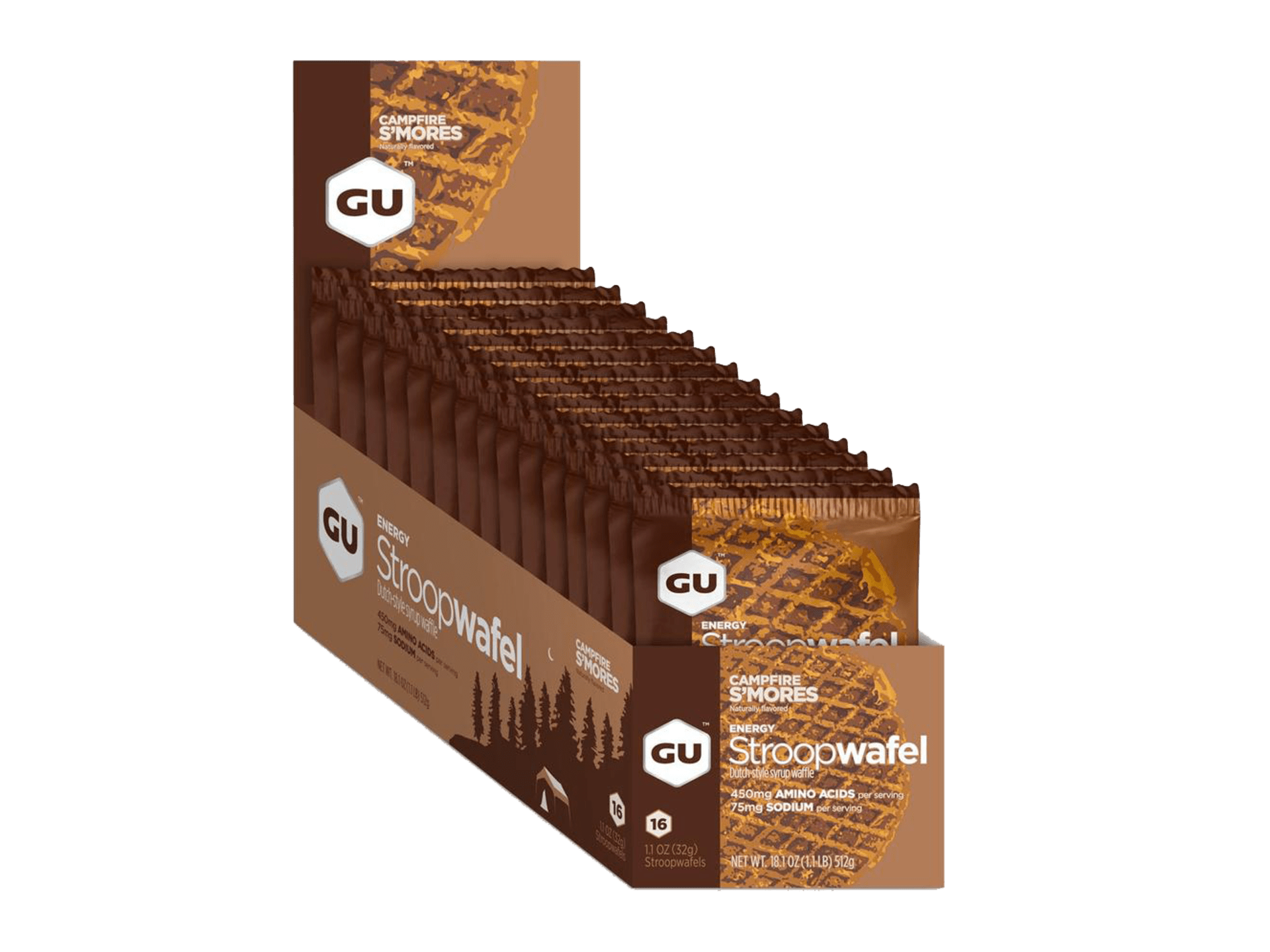 GU Energy Stroopwafel Box of 16