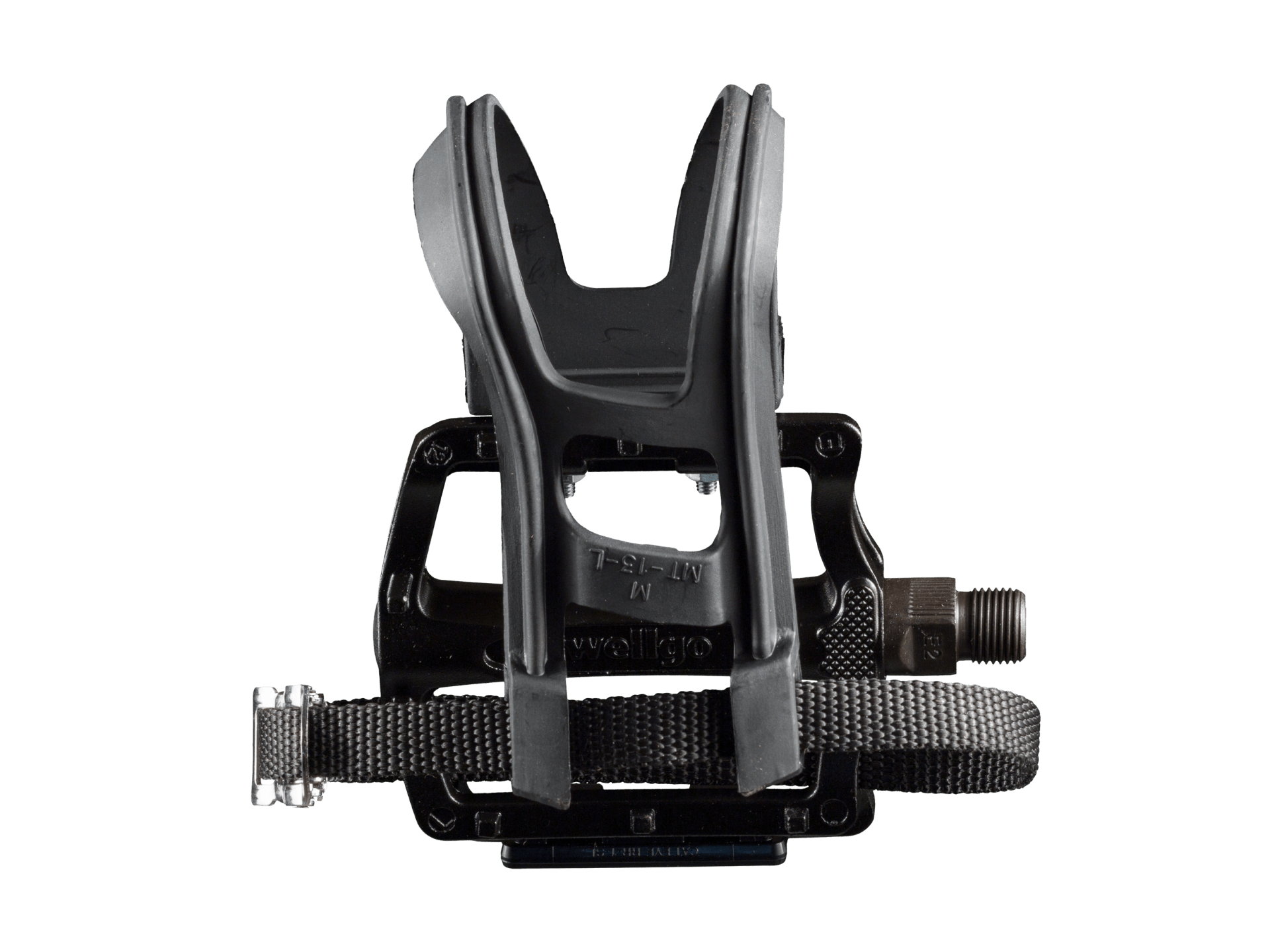 Wellgo B133 Alloy Platform Pedal Set with Clip & Strap