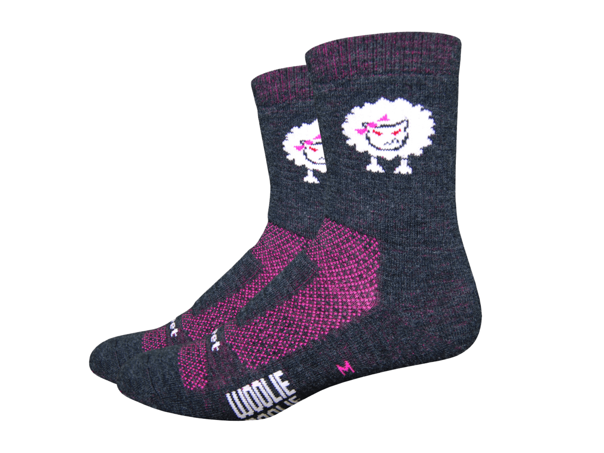 DeFeet Woolie Boolie Comp 4" Baaad Sheep Socks