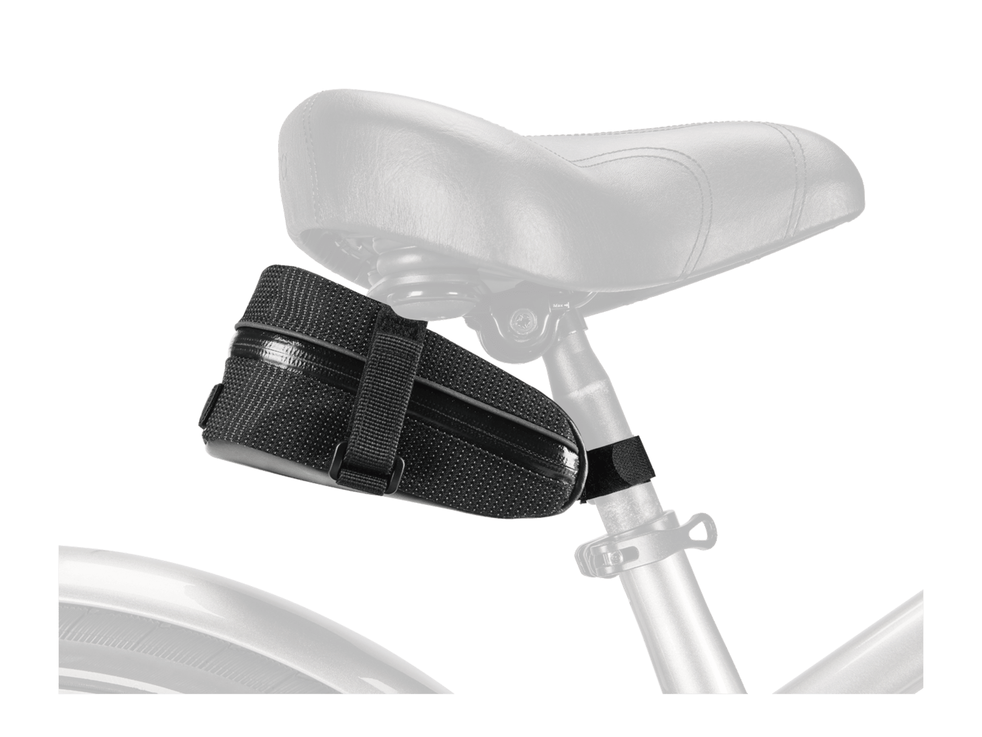 Electra Reflective Charcoal Saddle Bag