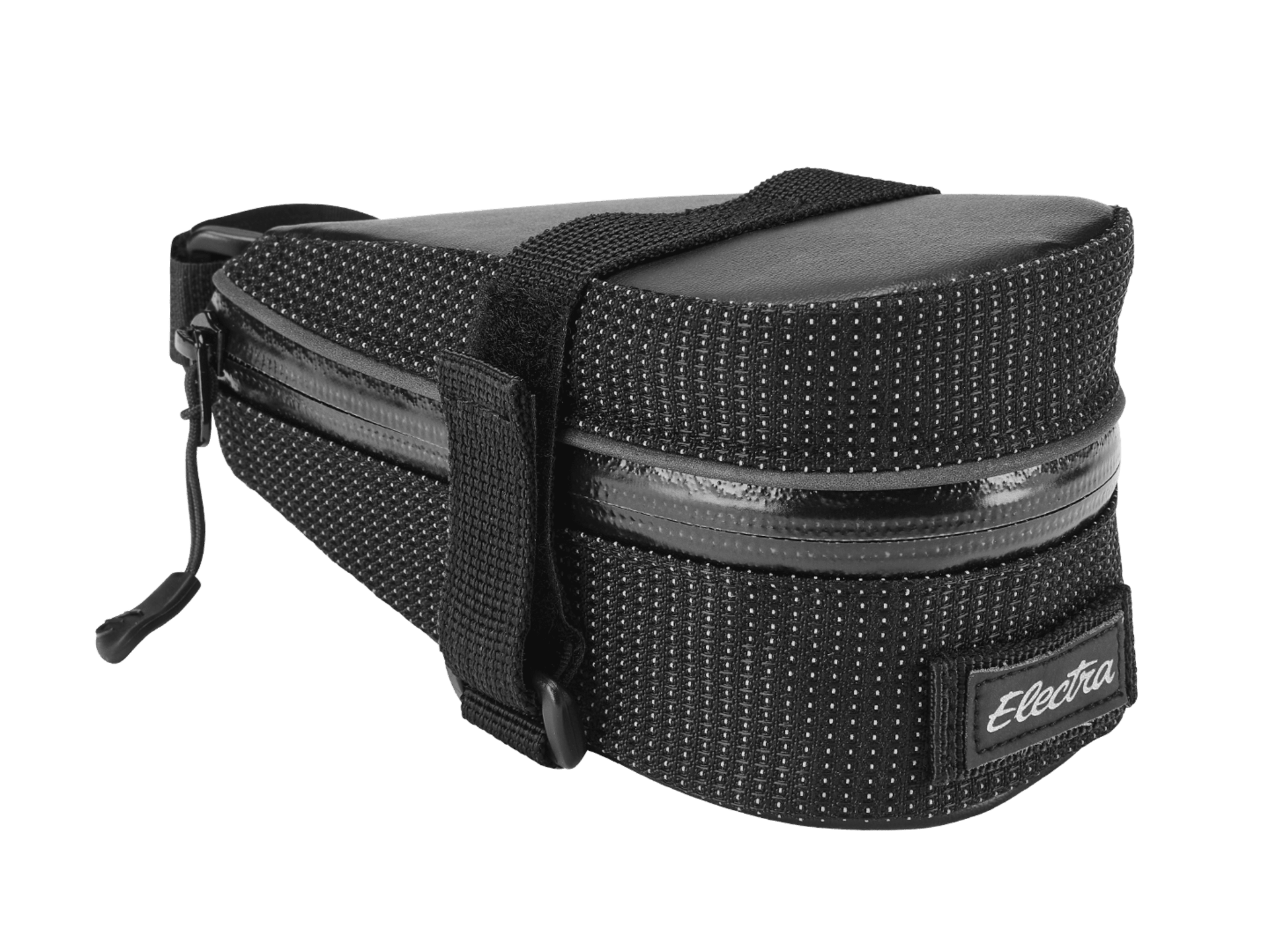 Electra Reflective Charcoal Saddle Bag