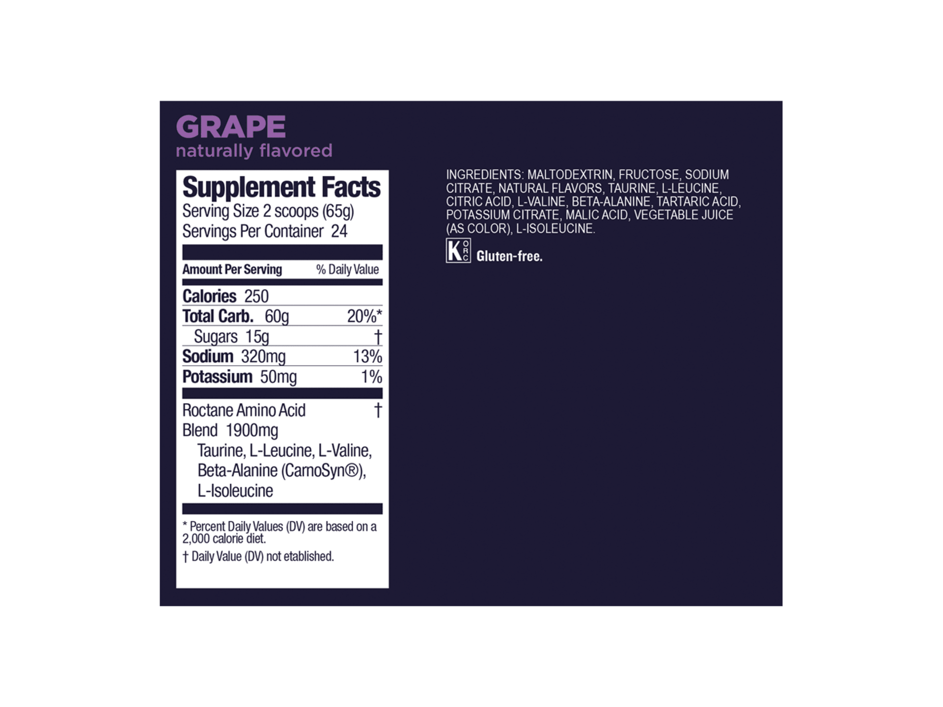 GU Roctane Energy Drink Mix 24-Serving Canister