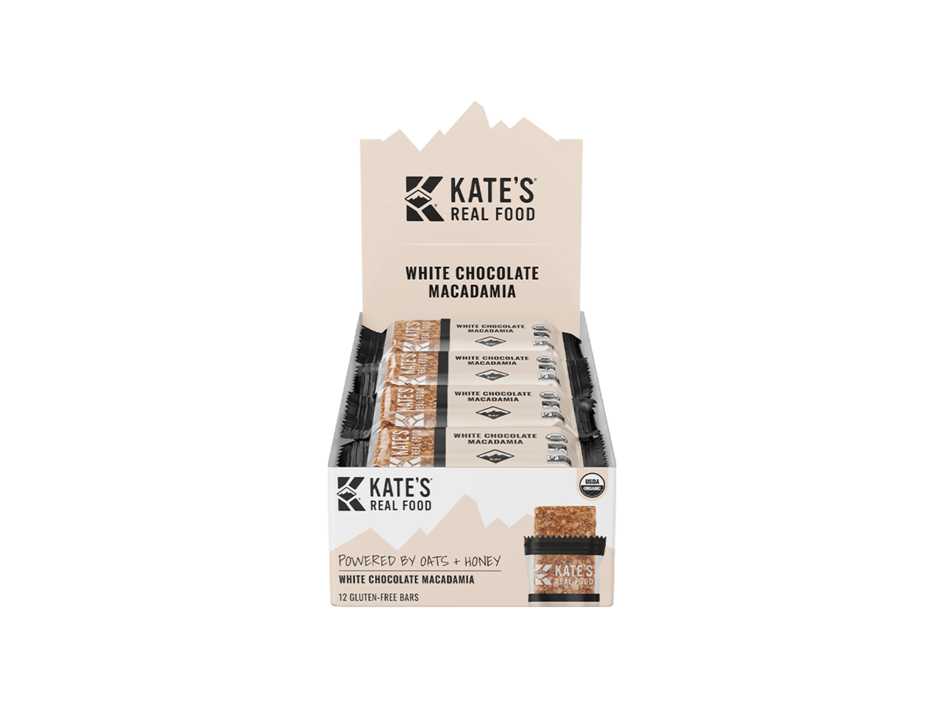 Kate's Real Food Granola Bar Box of 12