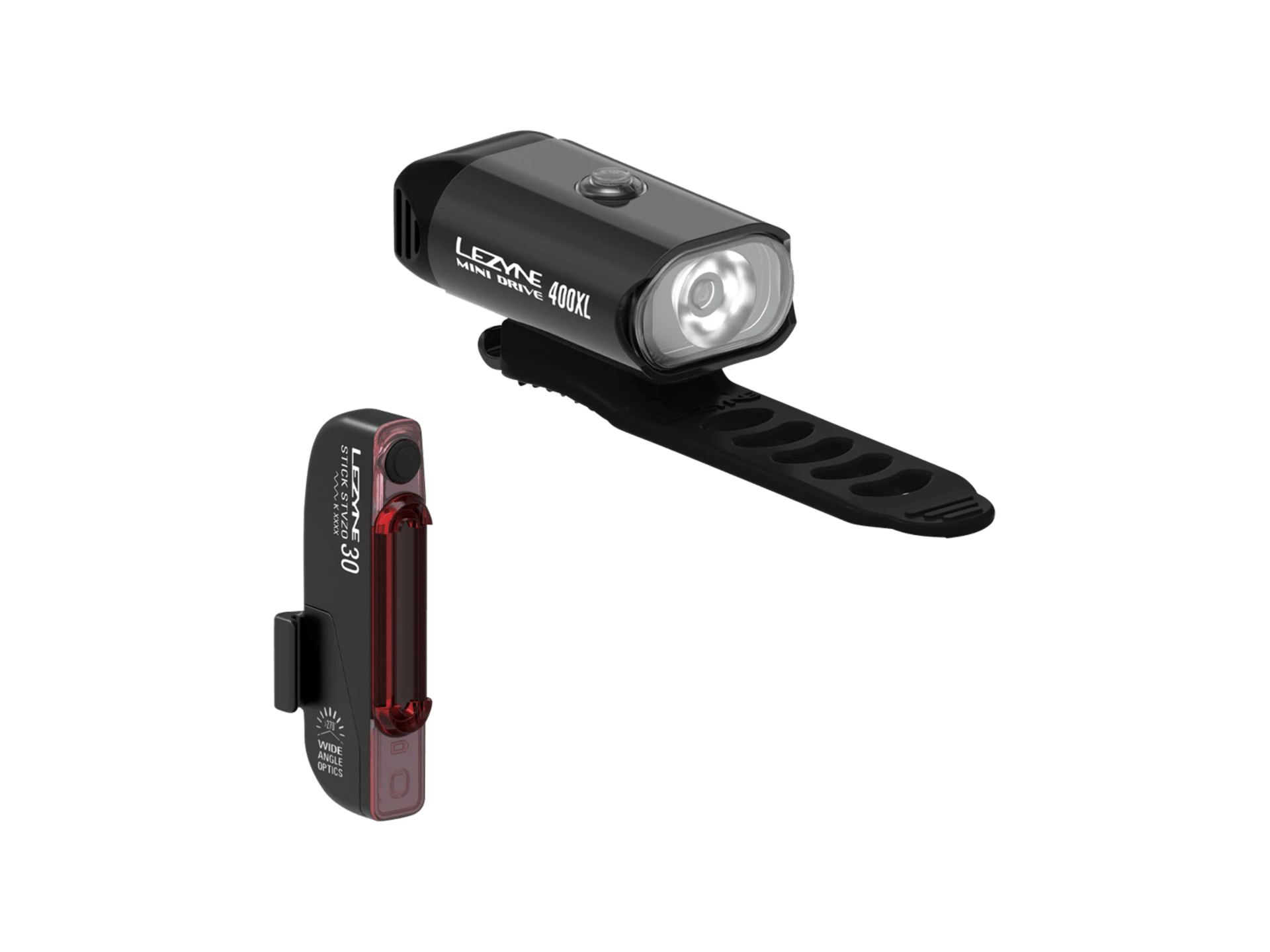 Lezyne Mini Drive 400XL/Stick Drive Light Set