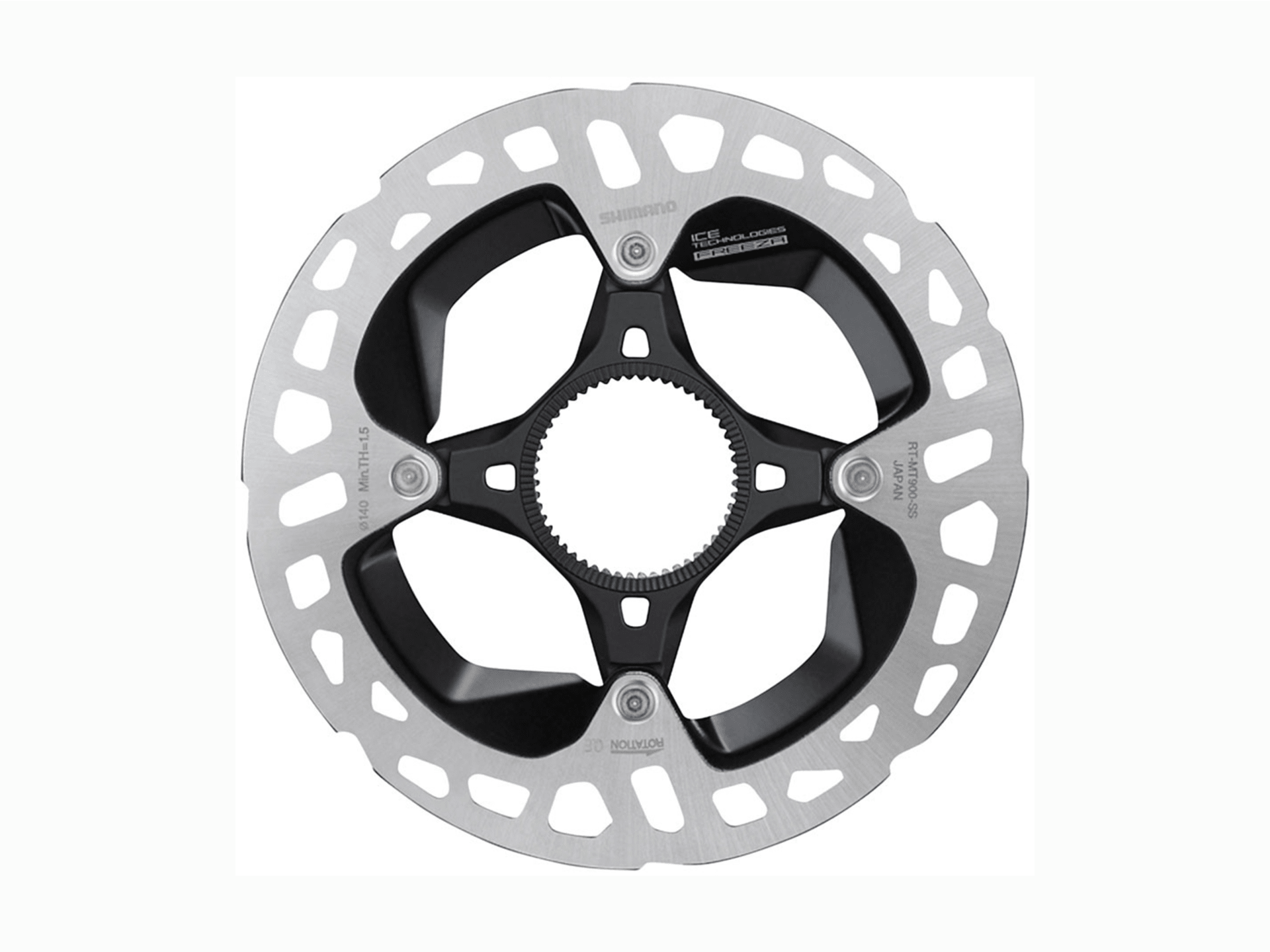 Shimano XTR MT900 Centerlock Disc Brake Rotor with External-Notched Lockring