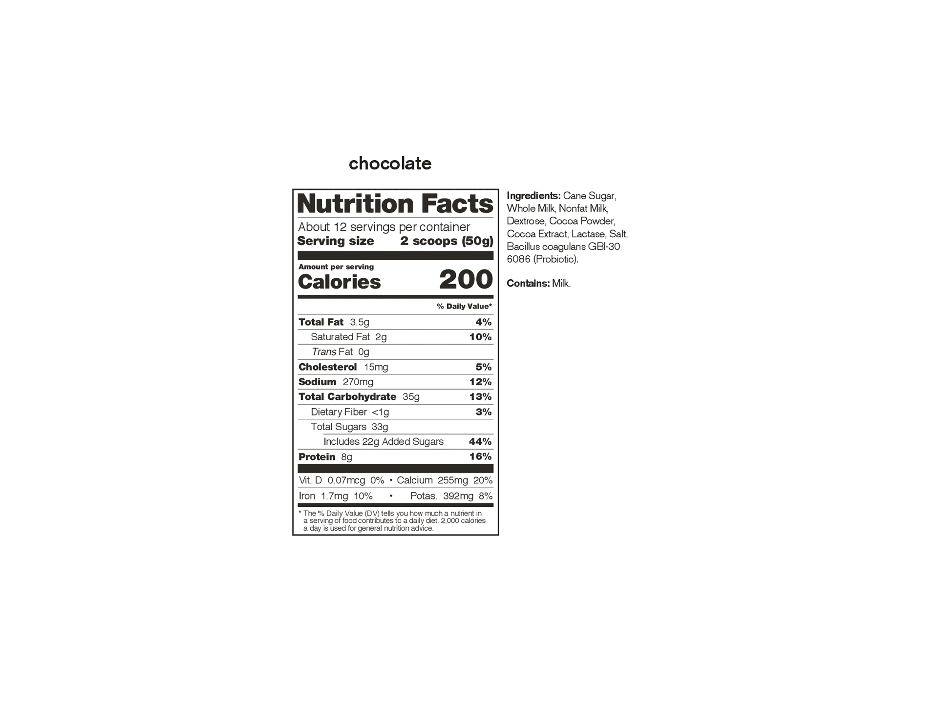 Skratch Labs Recovery Sport Drink Mix -Serving Bag