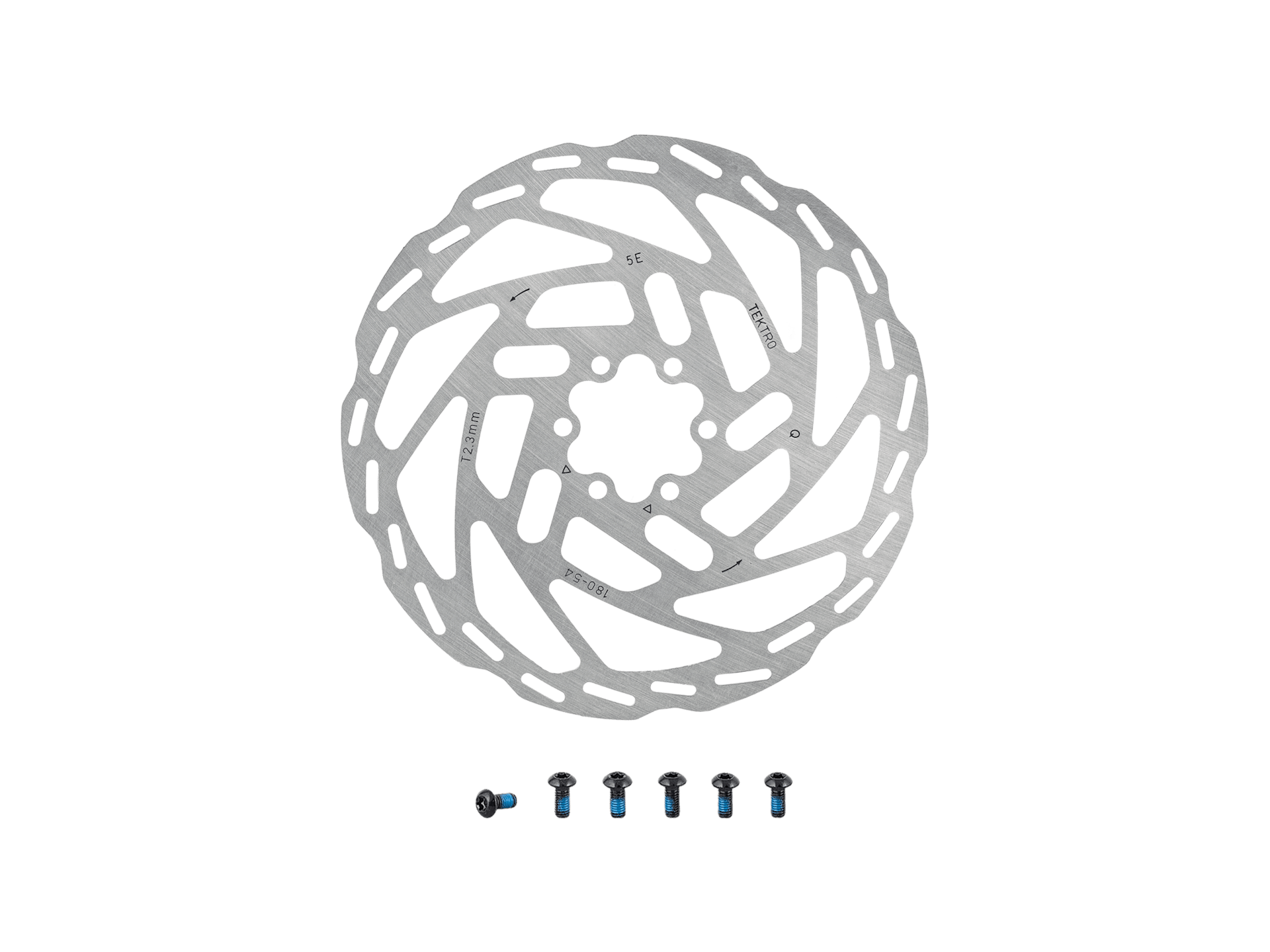 Tektro TR-54 2.3mm 6-Bolt Coated Rotor