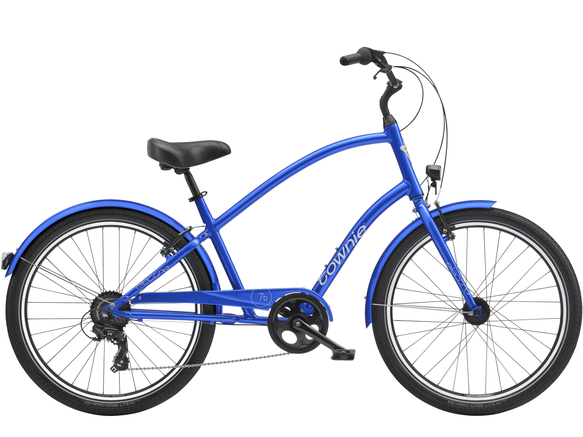 Blue Townie Original 7D Men comfort bike with rim brakes