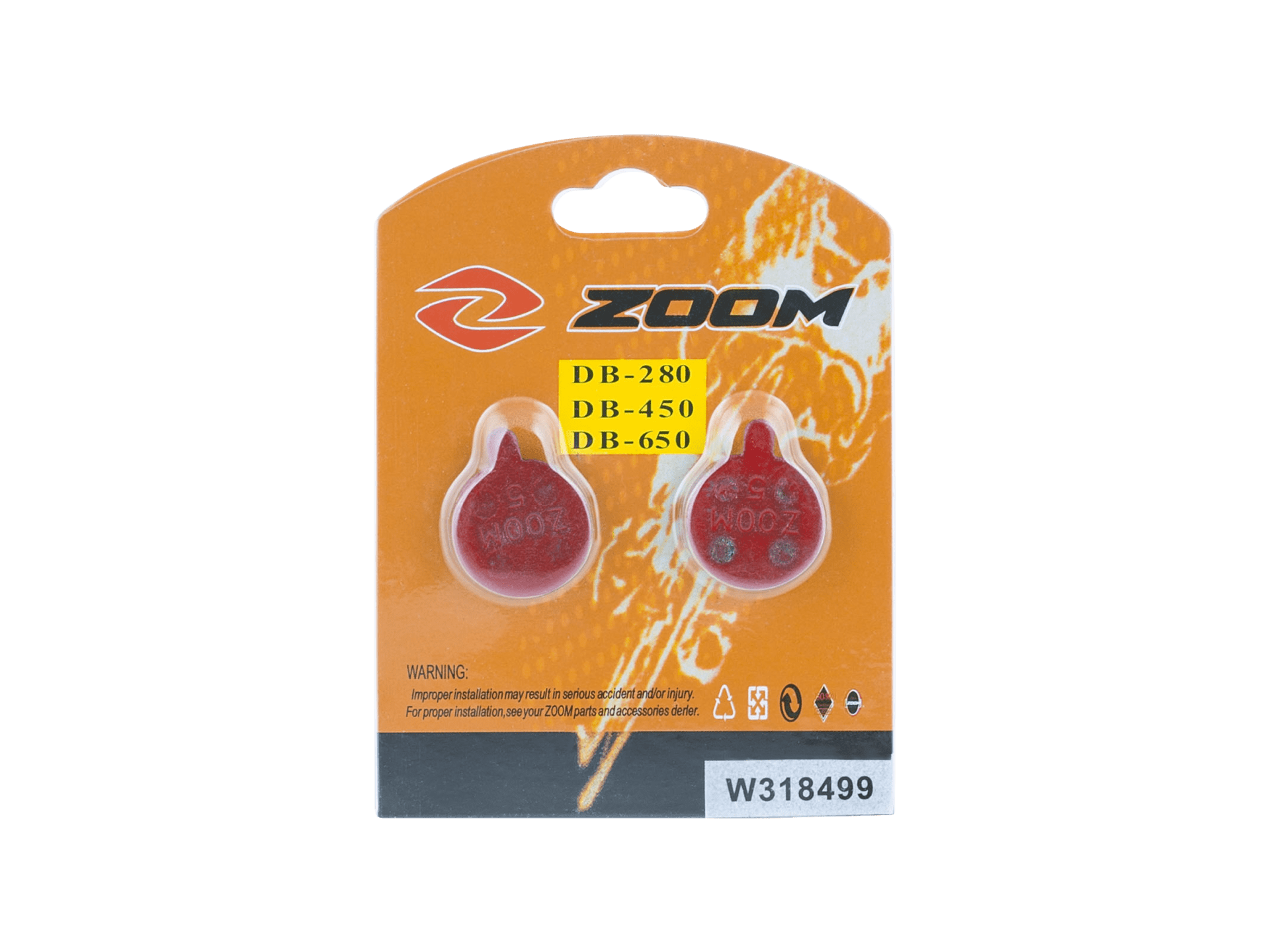 Zoom HL-280 Disc Brake Pad