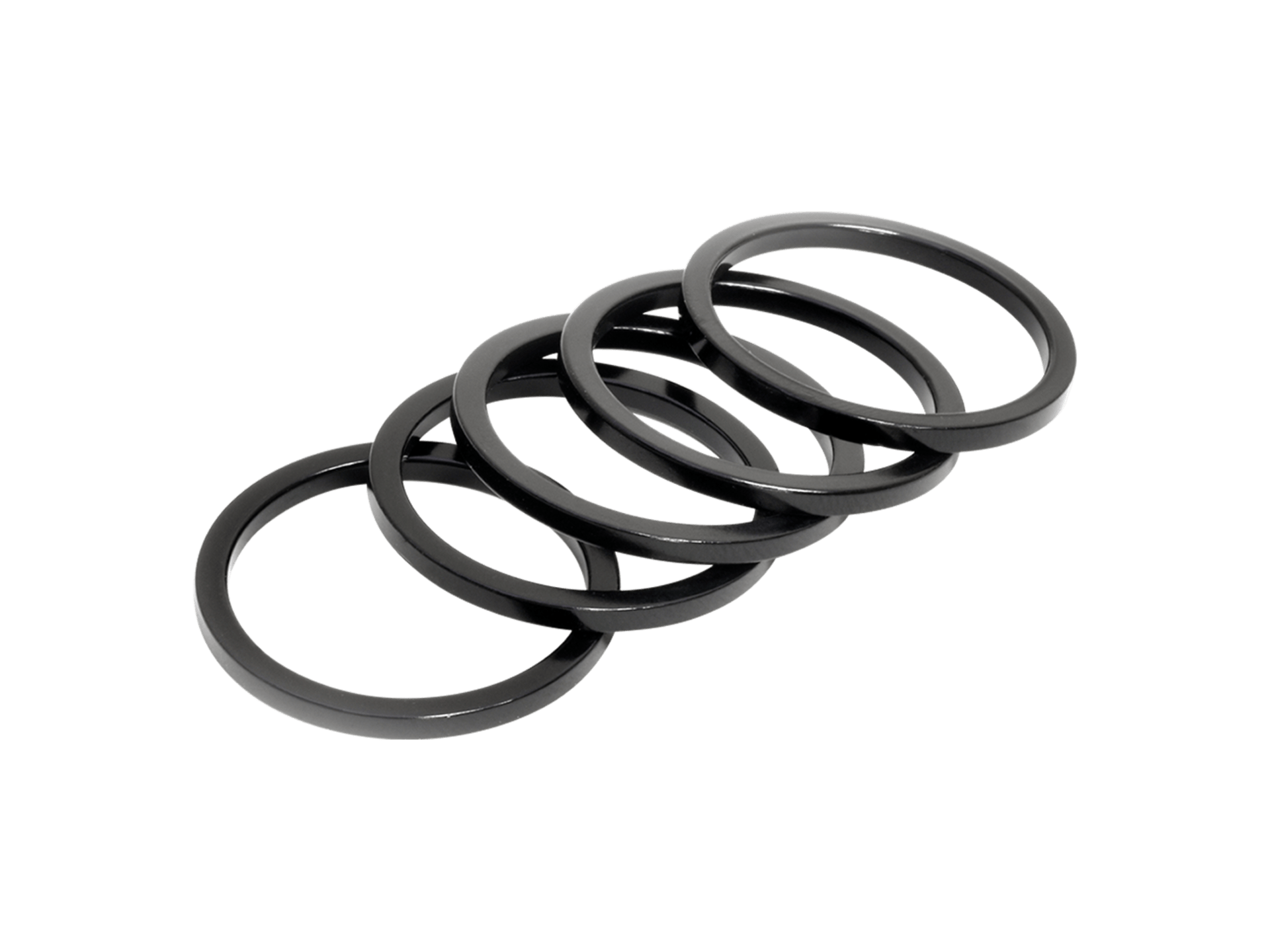 Wheels Manufacturing 1-1/8˝ Aluminum Headset Spacers 5 Pack