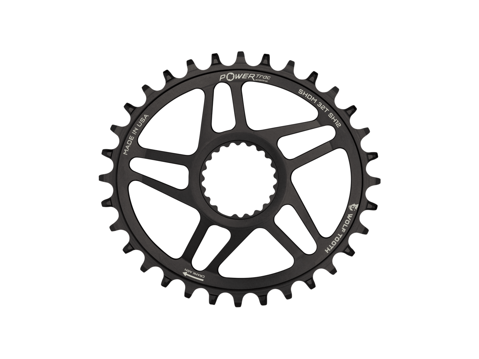 Wolf Tooth Shimano Direct Mount Hyperglide+ Elliptical Chainring