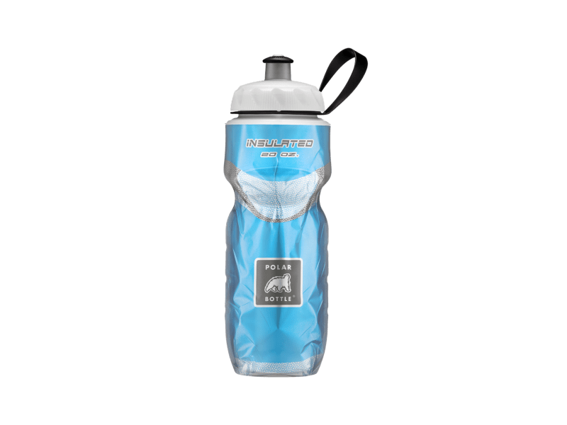 Polar Bottle Insulated Water Bottle (20-Ounce, Graphic Blue)