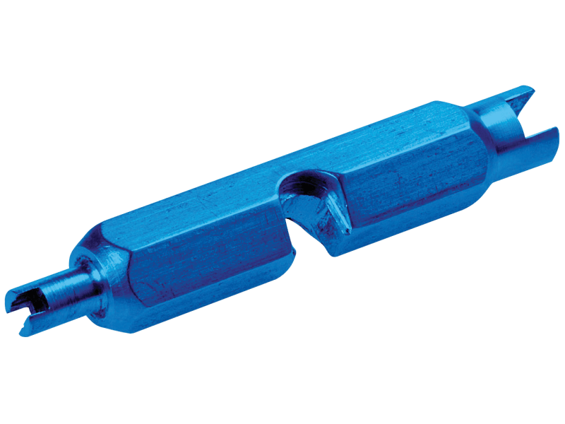 Valve core tool bike shop