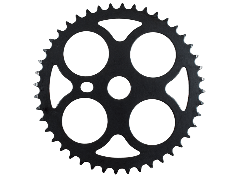 One piece online crank chainring