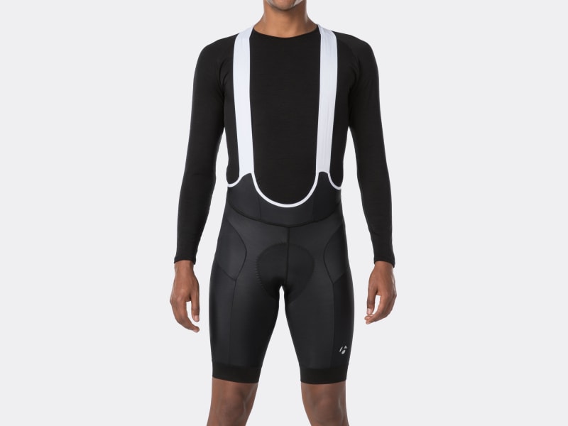 Men& 39;s Thermal Bib Shorts Black - TACTIC SPORT