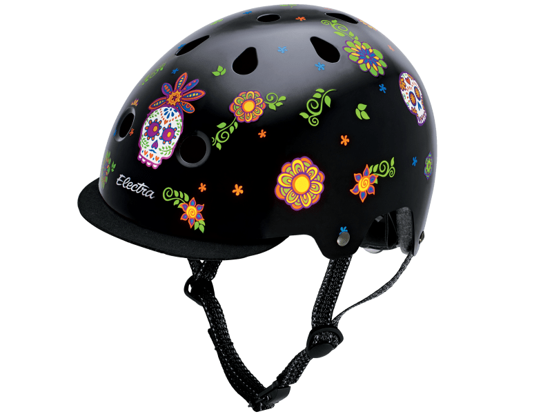 Electra Sugar Skulls Bike Helmet Electra Bikes GB