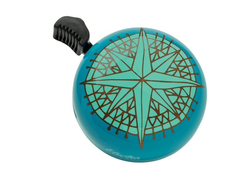 Teal top bike bell