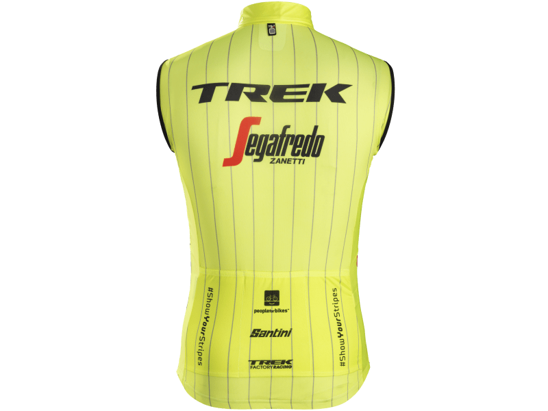 Santini Trek-Segafredo Team Windshell Vest - Trek Bikes (JP)