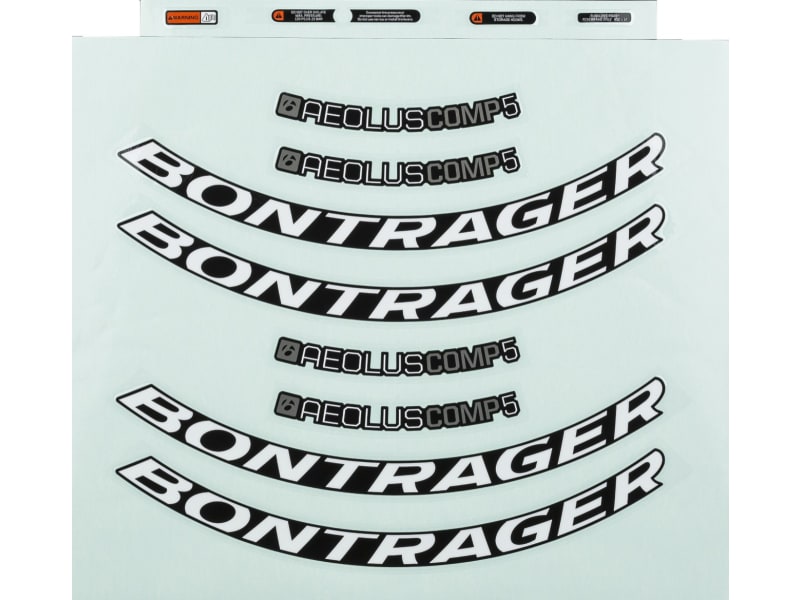 Bontrager Aeolus Comp Rim Decal Set Trek Bikes CA