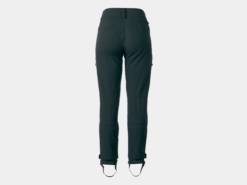 LOLE Women Sz 8 Black Straight Leg Stretch Hiking Pants Nylon Polyester  Snap Zip