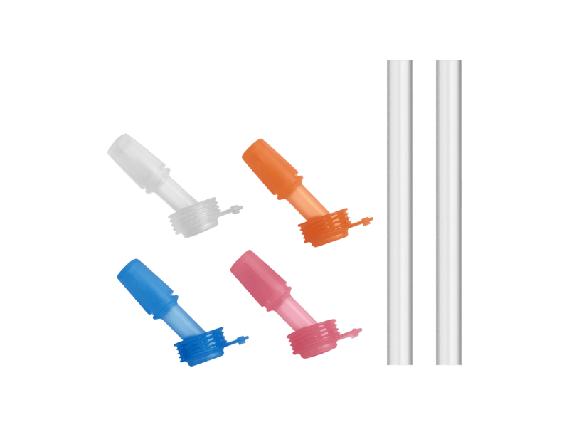 CamelBak Kids Bottle Accessory 2 Bite Valves/2 Straws (Blue) for