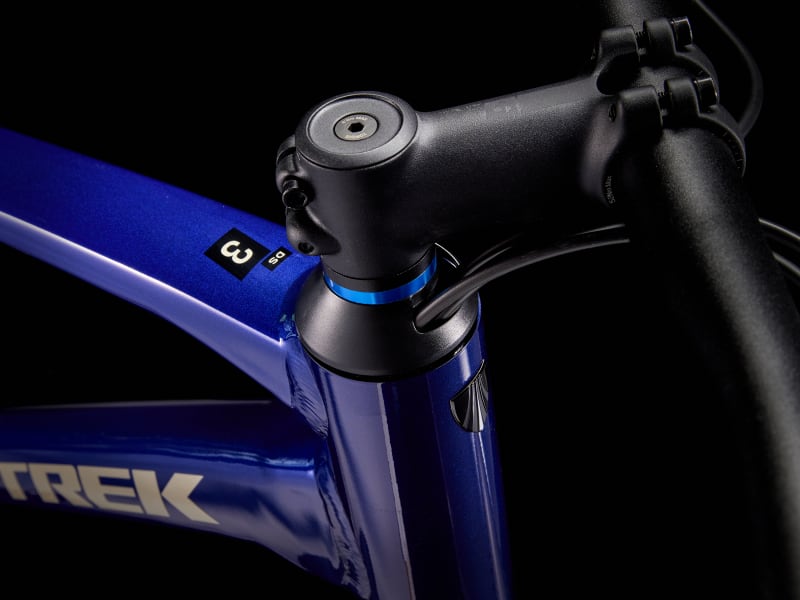 Trek Dual Sport 3 Gen 5 Hybrid Bike 2023 in Hex Blue