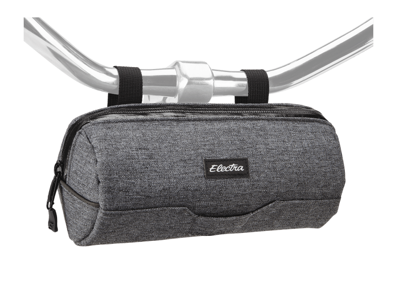 Electra Heather Charcoal Cylinder Handlebar Bag Electra Bikes
